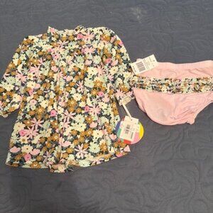 NWT MAGNETIC ME 2 PIECE OUTFIT, DRESS/DIAPER COVER, BLOOMERS SIZE 12-18 MONTHS